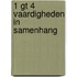 1 GT 4 vaardigheden in samenhang