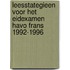 Leesstategieen voor het eidexamen HAVO Frans 1992-1996
