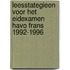 Leesstategieen voor het eidexamen HAVO Frans 1992-1996