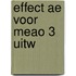 Effect ae voor meao 3 uitw