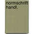 Normschrift handl.