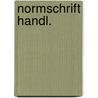 Normschrift handl. by Ryk