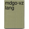 MDGO-VZ lang door C.A. Abrahamse