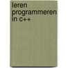Leren programmeren in C++ door Onbekend