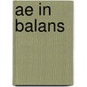 AE in balans by v.d. Haak