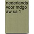 Nederlands voor mdgo aw sa 1