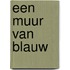 Een muur van blauw