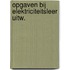 Opgaven bij elektriciteitsleer uitw.