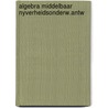 Algebra middelbaar nyverheidsonderw.antw door Brocx