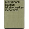 Praktijkboek examen tekstverwerken meao/mmo door Zwan