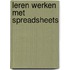 Leren werken met Spreadsheets