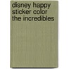 Disney happy sticker color The Incredibles door Disney