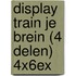 Display train je brein (4 delen) 4x6ex