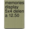 Memories display 5x4 delen a 12.50 by Unknown