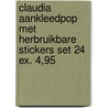 Claudia aankleedpop met herbruikbare stickers set 24 ex. 4,95 door Onbekend