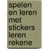 Spelen en leren met stickers leren rekene