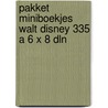 Pakket miniboekjes walt disney 335 a 6 x 8 dln door Onbekend