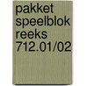 Pakket speelblok reeks 712.01/02 door Onbekend