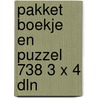 Pakket boekje en puzzel 738 3 x 4 dln door Onbekend