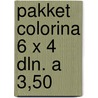 Pakket colorina 6 x 4 dln. a 3,50 door Onbekend