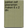 Pakket zelf glasramen maken 6 x 2 dln door Onbekend