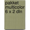 Pakket multicolor 6 x 2 dln door Onbekend