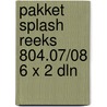 Pakket splash reeks 804.07/08 6 x 2 dln door Onbekend