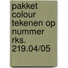 Pakket colour tekenen op nummer rks. 219.04/05 door Onbekend