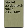 Pakket borduurblok reeks 705.01/02 door Onbekend