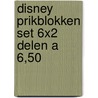 Disney prikblokken set 6x2 delen a 6,50 door Onbekend