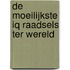 De moeilijkste iq raadsels ter wereld