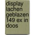 Display lachen geblazen 149 ex in doos