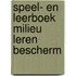 Speel- en leerboek milieu leren bescherm