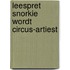 Leespret snorkie wordt circus-artiest