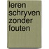 Leren schryven zonder fouten