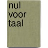 Nul voor taal by Javaro