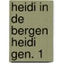 Heidi in de bergen heidi gen. 1
