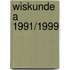 Wiskunde A 1991/1999