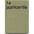 1e jaarlicentie