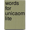 Words for unicaom lite by Rietdijk