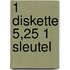 1 Diskette 5,25 1 Sleutel