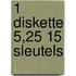 1 Diskette 5,25 15 sleutels