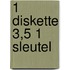 1 Diskette 3,5 1 sleutel