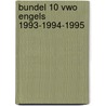 Bundel 10 VWO Engels 1993-1994-1995 door F.M. Metzemaekers