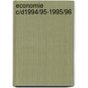 Economie c/d1994/95-1995/96 door Onbekend