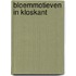 Bloemmotieven in kloskant