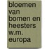 Bloemen van bomen en heesters w.m. europa
