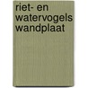 Riet- en watervogels wandplaat door Onbekend