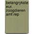 Belangrykste eur. zoogdieren amf.rep