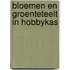 Bloemen en groenteteelt in hobbykas